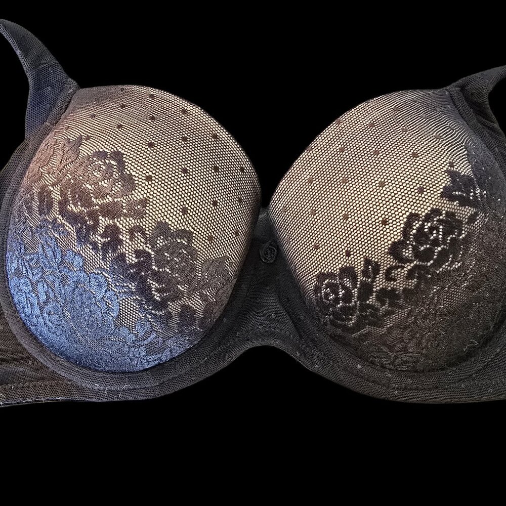 Soma Black Floral Lace Bra
